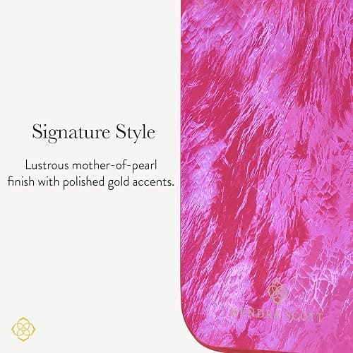 Kendra Scott iPhone 17e/16e/15/14/13 Case - Compatible with MagSafe - Designer Phone Case - Raspberry Pearl thumbnail 5