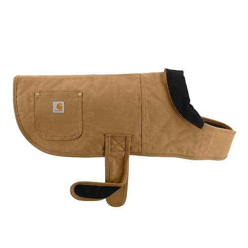 Carhartt Firm Duck Insulated Dog Chore Coat, Durable Weather Resistant Jacket for Cold and Windy Conditions, PFAS Free (Carhartt Brown), Large - Image 1