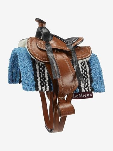 LeMieux Toy Pony Western Saddle - Educational Toy - Ages 3+ - Leather thumbnail 3