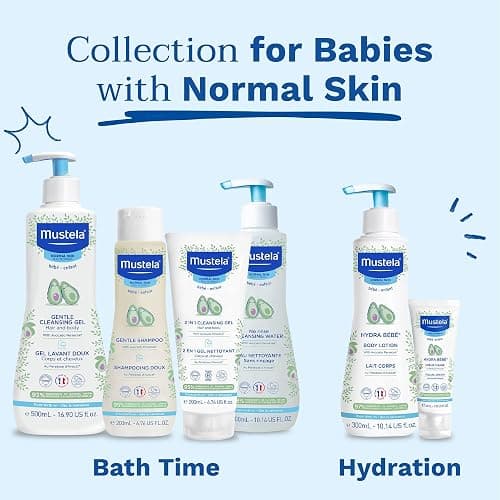 Mustela Newborn Arrival Gift Set - Baby Skincare & Bath Time Essentials - Natural & Plant Based - 5 Items Set thumbnail 7