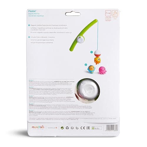 Munchkin® Fishin'™ Magnetic Baby and Toddler Bath Toy, 4pc Set thumbnail 6