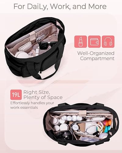 Marscamd Nurse Tote Bag with Crossbody Strap, 9-Pocket Clinical Bag for Nursing Students thumbnail 4