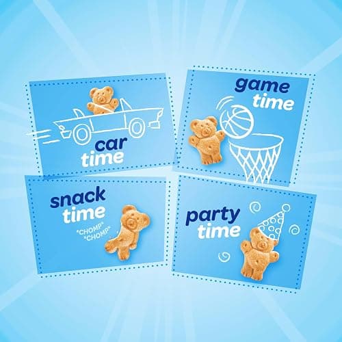 TEDDY GRAHAMS Honey Graham Snacks, 40 Kids Snack Packs (4 Boxes) thumbnail 10