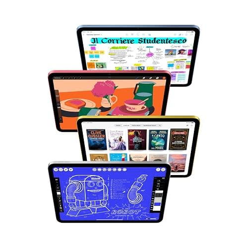 Apple iPad con chip A16: display Liquid Retina da 11'', 128 GB, Wi Fi 6, fotocamera frontale e posteriore da 12MP, Touch ID, autonomia di un giorno intero di batteria — Argento thumbnail 2