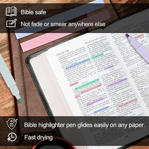 Utron 12pcs Bible Highlighters, Pastel Highlighter Set, No Bleed Bible Highlighters (12 Color) thumbnail 6