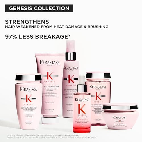 Kerastase Genesis Hair Serum | Daily Strengthening Treatment for Weak or Damaged Hair | Nourishes and Reinforces Hair | Anti-Breakage | Silicone-Free | For Weakened Hair | Serum Fortifiant thumbnail 8
