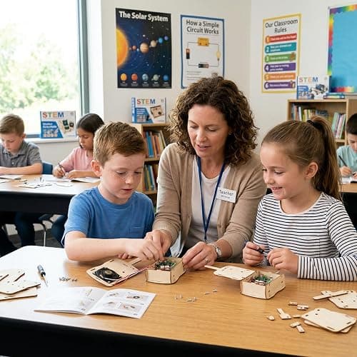 STEM Projects Science Toys for Ages 6-8-13 Walkie Talkies Kids Birthday Gifts for 7 9 10 11 12 14+ Years Old Boys Girls Teens Engineering DIY Electronic Kits Cool Gadgets Stuff Robotics 3D Puzzles thumbnail 7