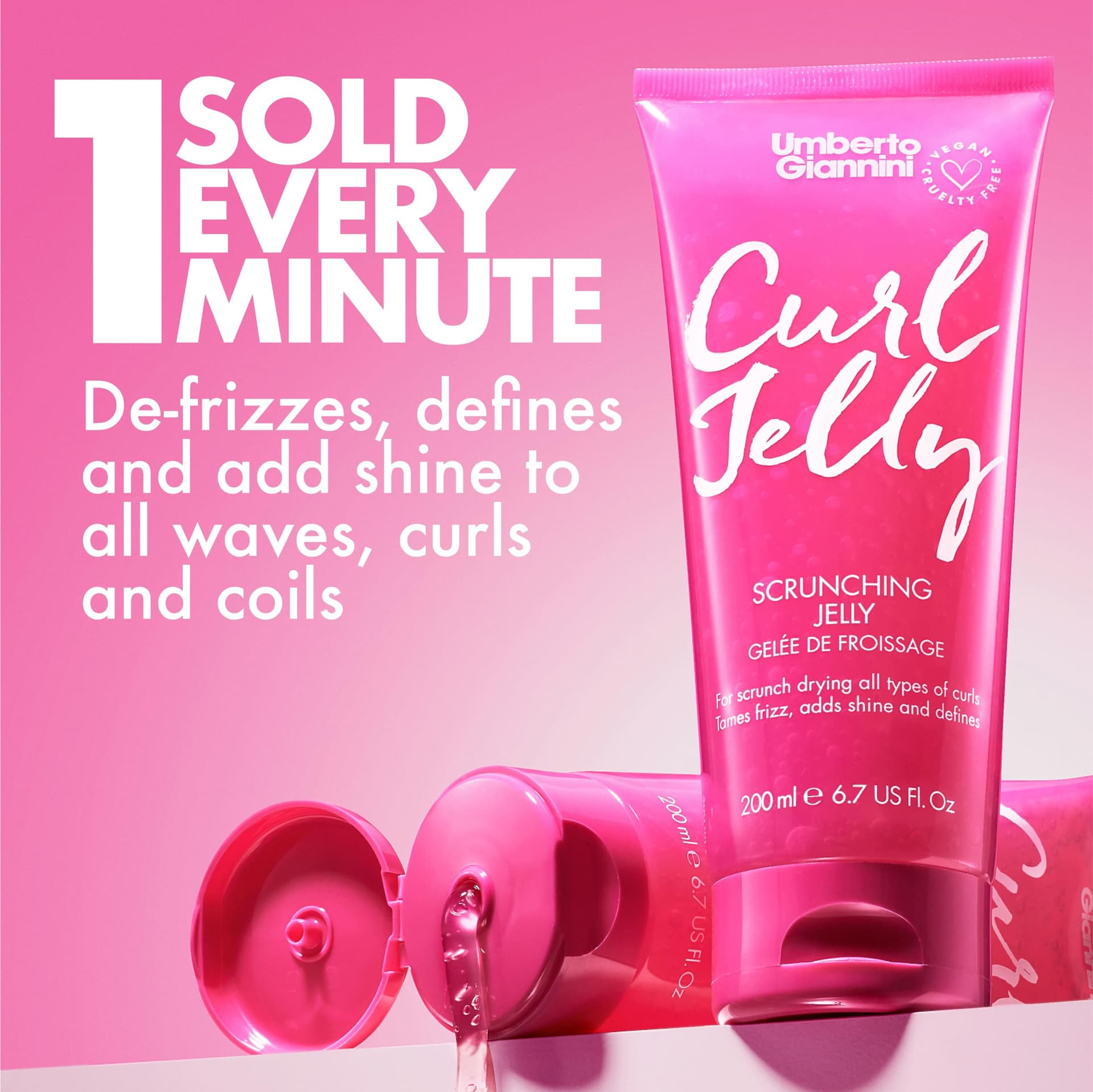 Umberto Giannini Curl Friends Scrunching Jelly 200ml thumbnail 2