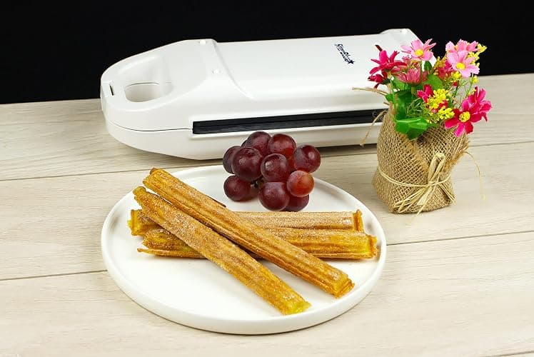 StarBlue Churro Maker with FREE Recipe e-Book - Cook Healthy and Oil-free Churros in just minutes AC 220-240V 50/60Hz 750W, UK Plug thumbnail 4