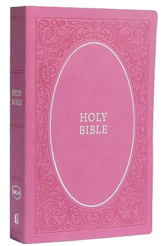 NKJV, Holy Bible, Soft Touch Edition, Leathersoft, Pink, Comfort Print: Holy Bible, New King James Version - Image 1