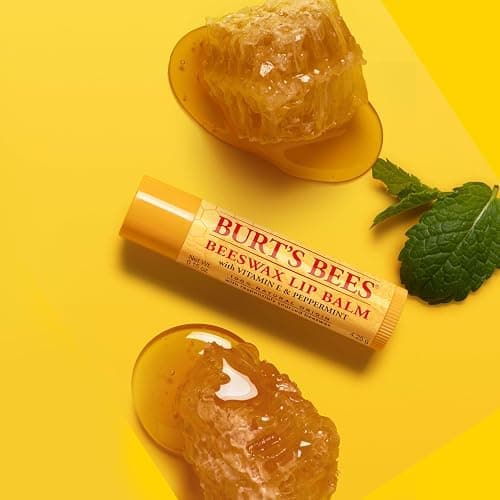 Burt's Bees Lip Balm - Original Beeswax 12 Count Pack in Bulk, Lip Moisturizer With Responsibly Sourced Beeswax, Tint-Free, Natural Origin Conditioning Treatment, 12 Tubes, 0.15 oz thumbnail 6