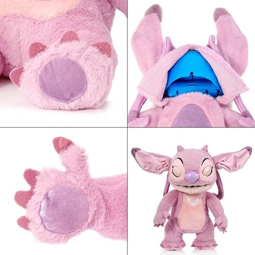 Wow! Stuff Disney Angel Puppetronic by RealFX | Looks, Feels & Sounds Real! | Disney's Lilo & Stitch | Over 100 Action & Sounds | 18" High | Ages 6+ thumbnail 5