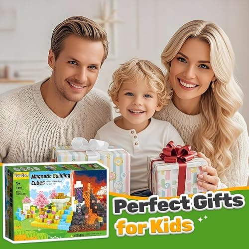 Magnetic Blocks - Build Mine Magnet World Magic Portal Set, Magnetic Tiles Building Blocks Toddler Toy STEM Sensory Outdoor Toys for 3+ Year Old Boys & Girls, Creative Kids Games Kids Toys 84PCS thumbnail 2