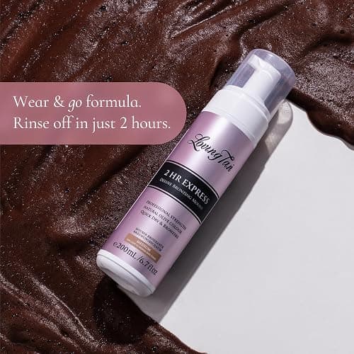 Loving Tan 2 HR Express Self Tanning Mousse, Medium - Streak Free, Natural, Professional Quality - 5+ Sunless Self Tanner Applications per Bottle, Cruelty Free, Naturally Derived DHA - 4 FL Oz thumbnail 5