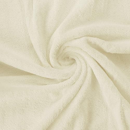 Utopia Towels 8 Piece Luxury Towel Set – Majestic Plush, Super Absorbent & Quicker-to-Dry, Thick 100% Ring Spun Cotton Towels for Bathroom, Spa & Hotel – 2 Bath, 2 Hand, 4 Washcloths, Ivory thumbnail 9