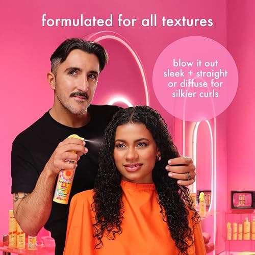amika frizz-me-not hydrating anti-frizz treatment | lightweight hydrating spray for medium to thick coarse hair types 2a-4c, humidity + heat protection, smooth frizz for up to 3 days thumbnail 9