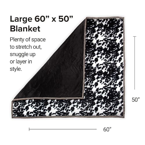 ARIAT Snuggle Blanket, 50" x 60" | Lightweight Comfy Soft Cozy Warm Fluffy Throw Blanket in Beautiful Gift Box thumbnail 2