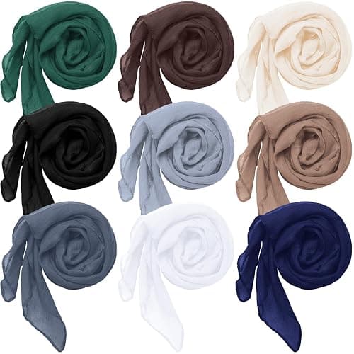 Patelai Women Summer Cotton Scarves Lady Light Soft Long Scarf Linen Beach Shawl Wrap, Candy Color - Image 1
