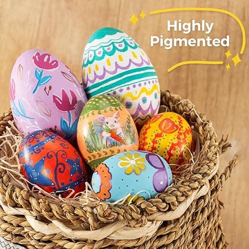 Ohuhu Acrylic Paint Markers Cotton-core: 36 Colors Dual Tips (Fine & Dot) Paint Pens High Opacity Acrylic Markers Waterproof Lightfast for Rock Painting Easter Eggs Wood Glass Ceramic Canvas - Fine & Dot thumbnail 6