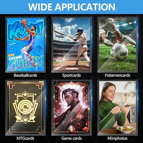 200ct Card Sleeves, Penny Sleeves for Trading Cards, Pokemon Clear Card Sleeves, Soft Sports Card Sleeve, Plastic Card Protector Sleeves for TCG, Pokemon, Football, Game, MTG Cards thumbnail 6