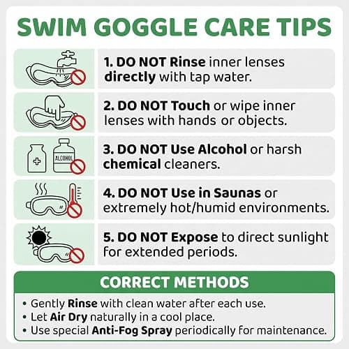 Vvinca Kids Swim Goggles with Nose Cover 2 Pack for 3-14 Pool Swim | 2-Pack Anti-Fog Kids Swim Goggles, Soft Silicone Nose Cover, UV400 & 180° Wide View, Adjustable 3-14, for Pool Swim thumbnail 6
