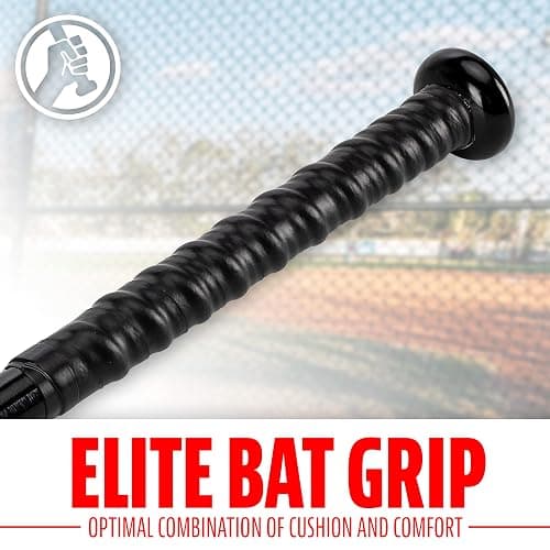 Franklin Sports MLB Baseball Training Bat + Balls - Thin Stick Training Equipment for Hitting Practice - Skinny Mini Bat + Ball Set for Contact Batting - 30" thumbnail 6