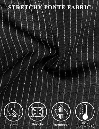 Tapata Women's 28''/30''/32''/34'' Stretchy Bootcut Dress Pants with Pockets Tall, Petite, Regular for Office Work Business thumbnail 4