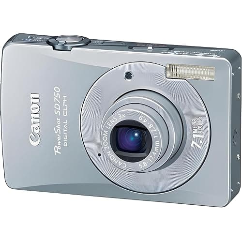 Canon PowerShot SD750 7.1MP Digital Elph Camera with 3x Optical Zoom (Silver) (OLD MODEL) - Image 1