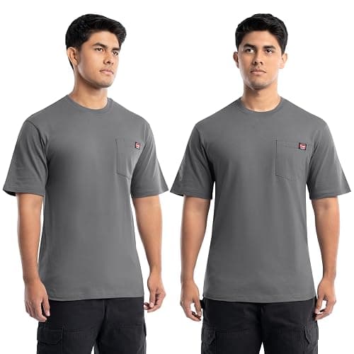 Wrangler Mens Short Sleeve Pocket T-Shirt, 2-Pack - Image 1