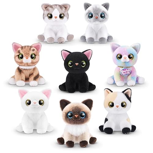 Pets Alive Smitten Kittens Surprise (Bombay Cat Lucky) by ZURU Nurture Play Soft Toy Unboxing Adopt Interactive 10 Sounds - Lucky thumbnail 5