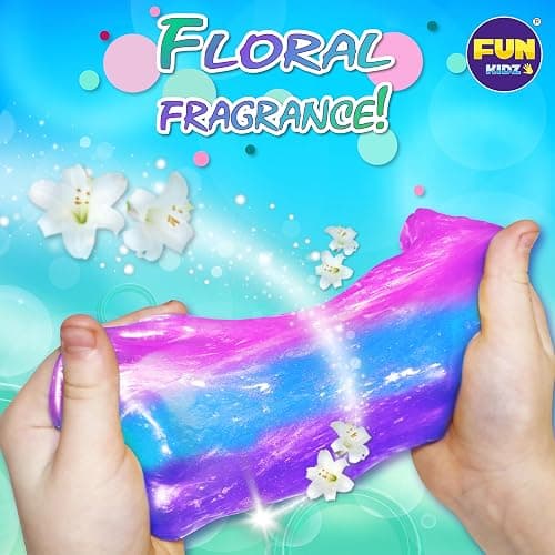 Summer Gift Mermaid Slime Kit for Girls, FunKidz Shimmer Slime Making Kit for Kids Age 8-12 DIY Soft Glitter Glossy Metallic Slime Toy thumbnail 6