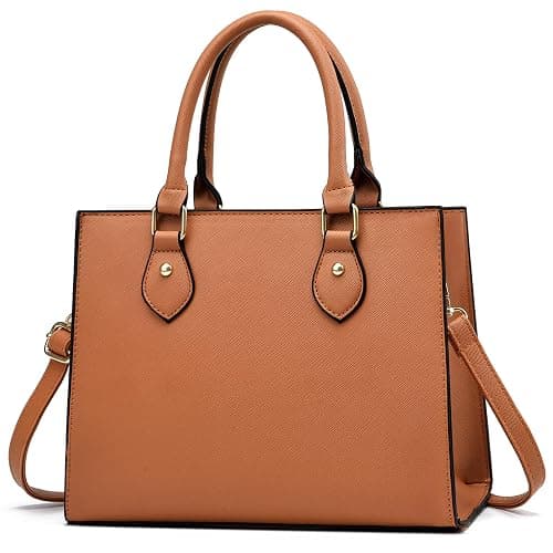 CHICAROUSAL Crossbody Purses and Handbags for Women PU Leather Tote Top Handle Satchel Shoulder Bags - Image 1