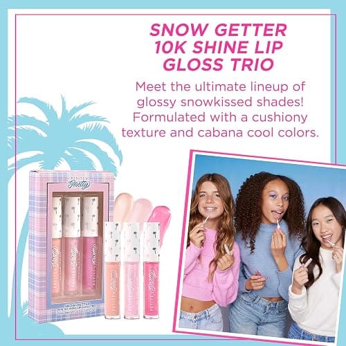 Petite 'N Pretty Snow Getter Lip Gloss Set – Mini 10K Shine Trio for Kids, Tweens & Teens – Non-Toxic, High-Gloss Sparkly Makeup – Gift-Ready Clean Beauty Set thumbnail 3