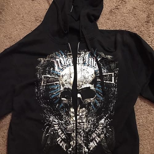 Meiweileya Women's Y2k Grunge Skull Graphic Zip Up Hoodies Emo Goth Skeleton Jacket Long Sleeve thumbnail 3