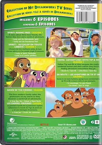 DreamWorks 6 Wild Adventures (Spirit: Riding Free / Home: Adventures With Tip & OH / Dawn of the Croods) thumbnail 2