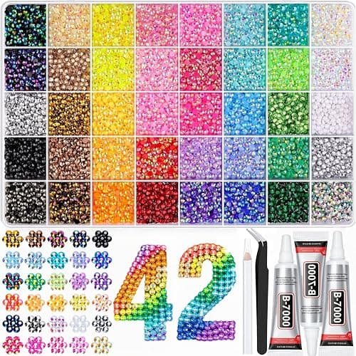 42000Pcs Bedazzling Kit with Rhinestones, 42 Colors - Image 1