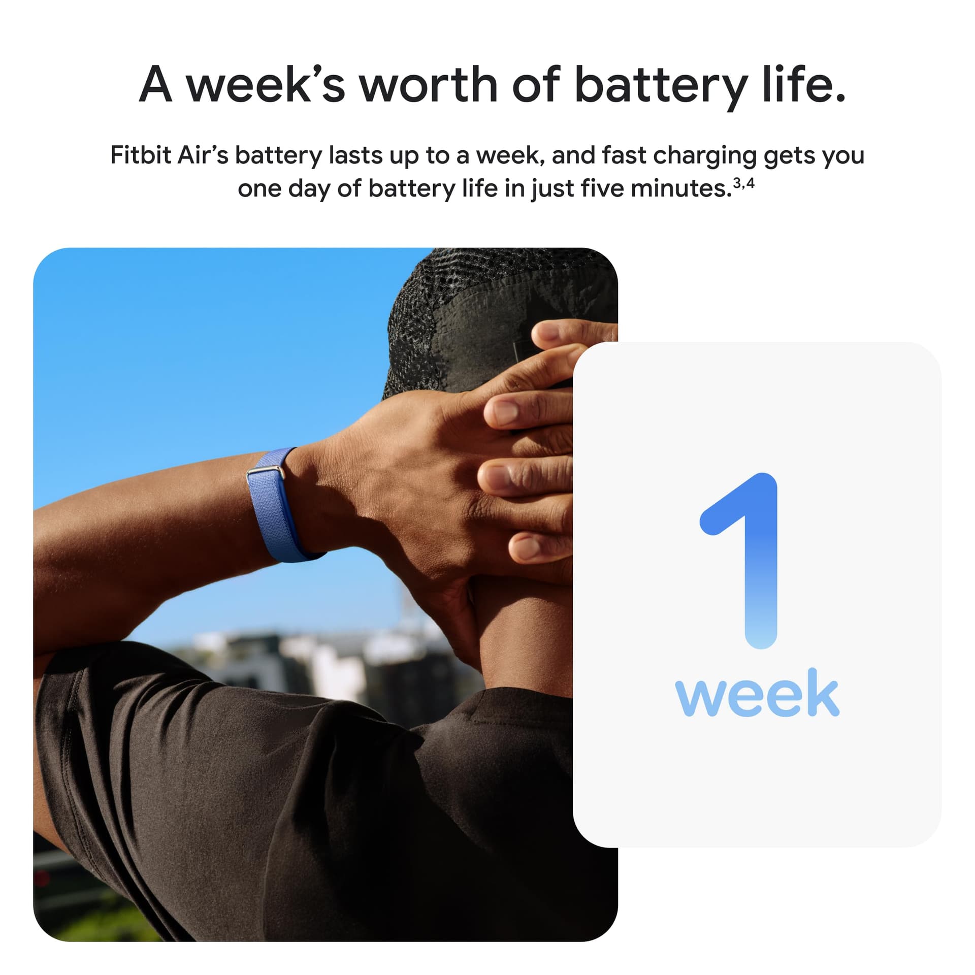 Google Fitbit Air - Screenless Activity Tracker with Fitness, Heart Rate, and Sleep Tracking - Personalized AI-Powered Coaching - Up to 7 Days’ Battery Life - Works with iOS and Android - Berry thumbnail 13