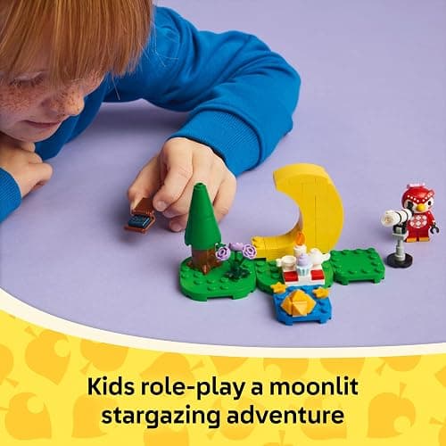 LEGO Animal Crossing Stargazing with Celeste Building Toy - Animal Crossing Toy Figure and Playset for Kids, Girls & Boys, Ages 6+ - Pretend Play Gift Idea for Birthdays - 77053 thumbnail 5