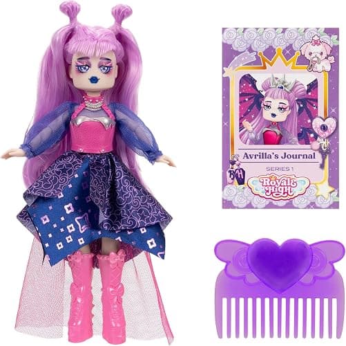 Royale High 9” Fashion Doll - Dark Fairy, Wave 1, Series 1 Doll - Fairy Journal, Comb, and Virtual Item Code Included - Ages 5+ thumbnail 5