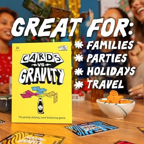 Big Potato Cards vs Gravity: Ultimate Stacking & Balancing Card Game | Waterproof Board Game for Family Fun, Holidays & Game Nights | 2-4 Players thumbnail 6