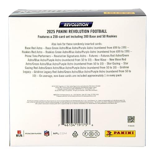 2025 Panini Revolution Football Trading Cards Mega Box thumbnail 3