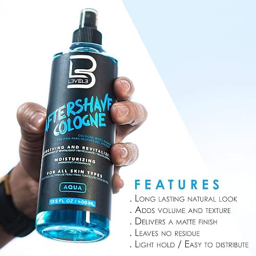 L3 Level 3 After Shave Spray Cologne - Softens Skin - Refreshes and Relieves Face and Skin - Moisturizing Formula Level Three After Shaving 13.5 floz/ 400ml thumbnail 4