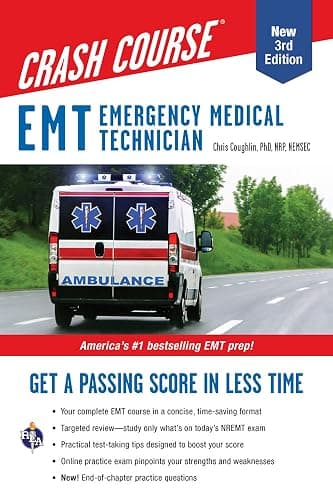 EMT (Emergency Medical Technician) Crash Course with Online Practice Test, 3rd Edition: Get a Passing Score in Less Time (EMT Test Preparation) - Image 1