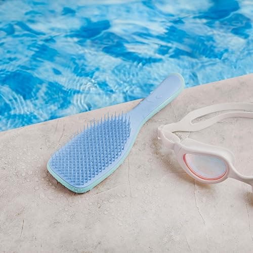 Tangle Teezer Ultimate Detangler Hairbrush for Wet & Dry Hair, Eliminates Knots & Reduces Breakage for All Hair Types, Denim Blues - Denim Blues thumbnail 5