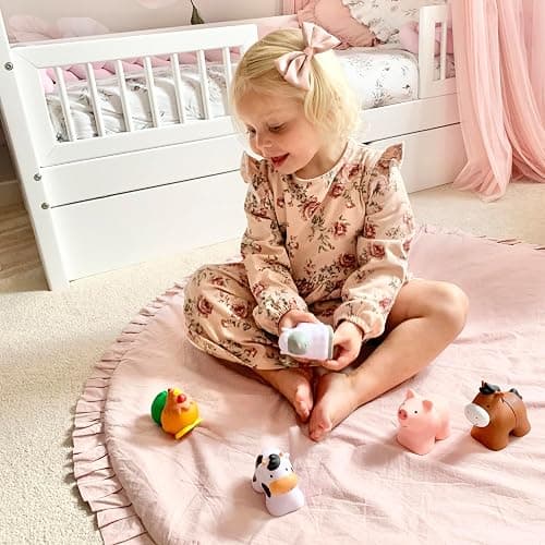 Melissa & Doug Pop Blocs Farm Animals Educational Baby Toy - 10 Linkable Pieces thumbnail 3