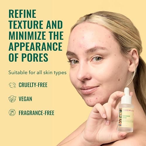 Good Molecules Niacinamide Serum – 10% Niacinamide to Target Blemishes, Nourishment, and Skin Tone – Ultra Hydrating & Brightening Skin Care for Face – 75 ml / 2.53 fl oz thumbnail 2