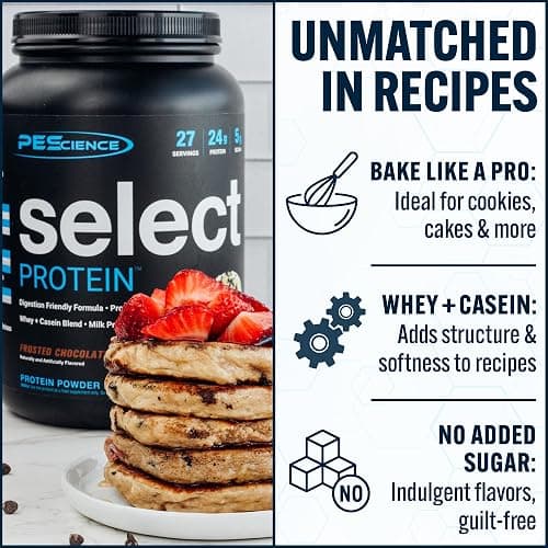 PEScience Select Protein Powder, Chocolate Truffle, 27 Servings | Whey and Casein Blend, Gluten Free, Lean Protein Powder, Low Calorie, Low Carb, Keto Friendly thumbnail 4