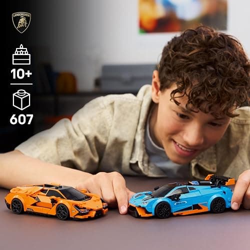 LEGO Speed Champions Lamborghini Revuelto & Huracán STO Car Toys - Building Toy for Pretend Play for Boys & Girls, Ages 10+ - Model Car Kit Display - Gift Idea for Kids - 77238 thumbnail 3
