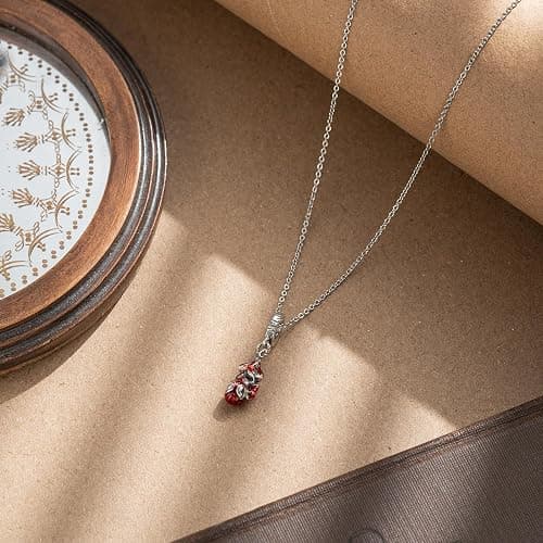 RZCXBS SpiderMan Pendant Necklace for Women and Man,Red Adjustable Spider Jewelry Chain,Ideal Spider Man's Pink Gift for spider man Fans,Cosplay,Daily Wear thumbnail 2