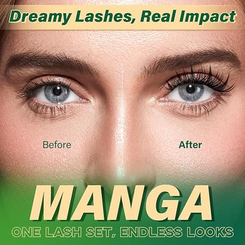 KEYYOU LASH Manga Lash Clusters 8-18mm Fairy Eyelash Clusters Natural DIY Lash Extension Wispy with Soft Thin Band(MG03) thumbnail 3